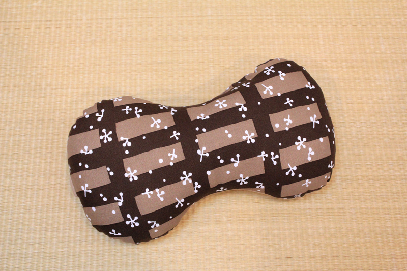 京格子(すす竹) むら糸(丁字茶)